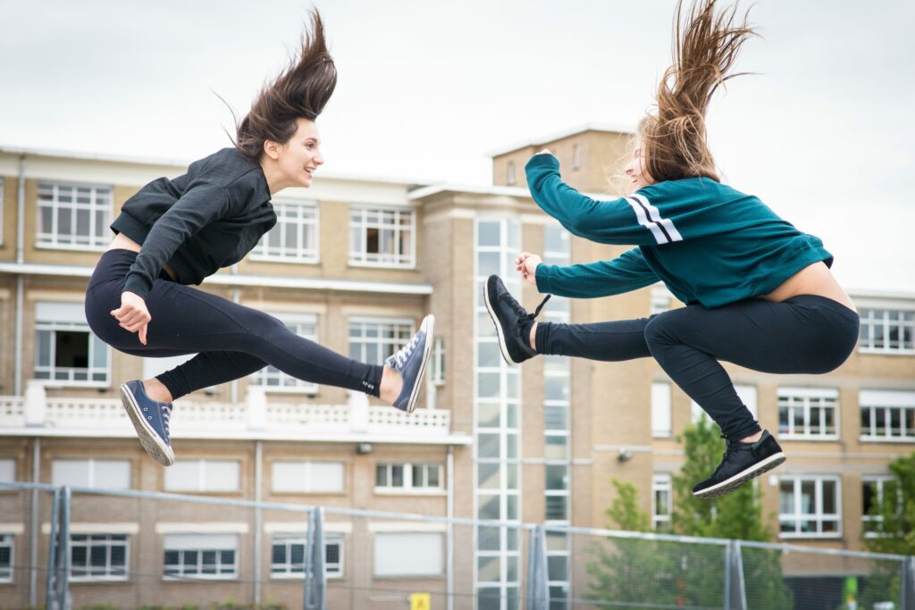 sport femme banlieue