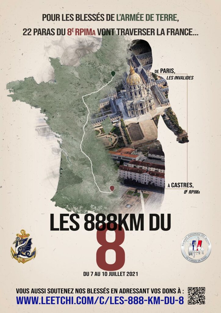 888 km du 8