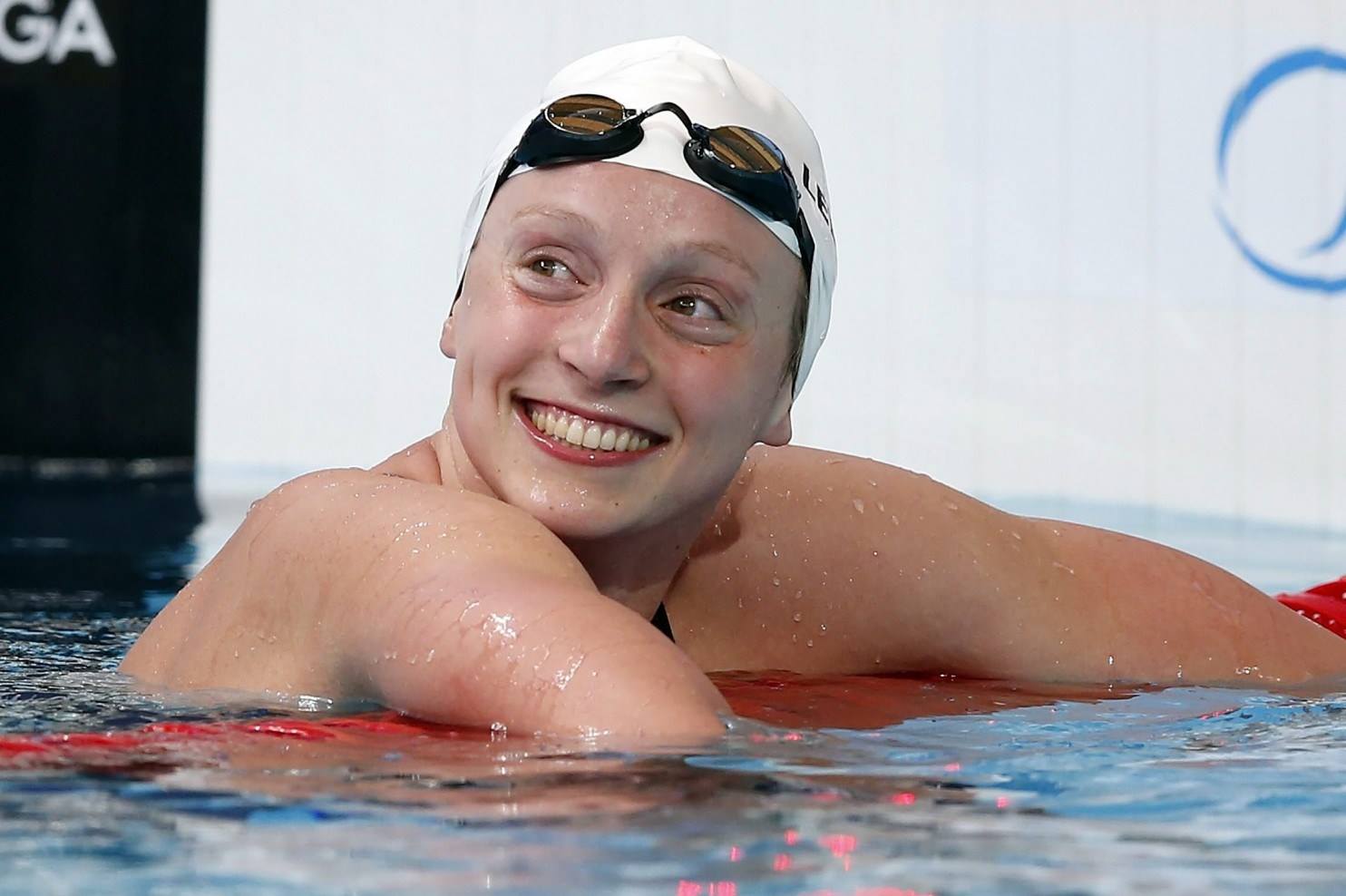 4 août 2015, Katie Ledecky bat le record du monde en nage libre