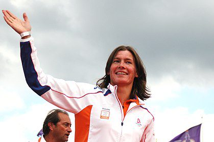 22 juillet 2005, la Néerlandaise Edith van Dijk remporte l’or mondial sur le 25km en eau libre