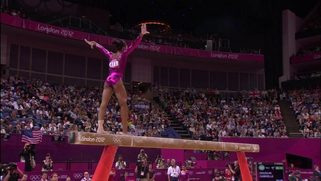 2 août 2012, Jeux de Londres Gabrielle Douglas, double championne olympique devient une icône