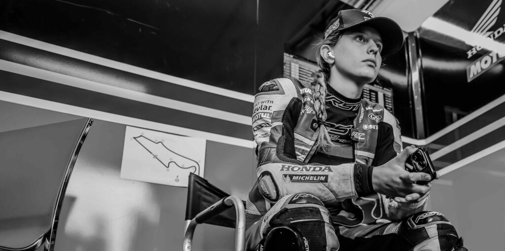 Justine Pedemonte : « Je me suis éclatée sur ma moto pour la dernière course de la saison. »