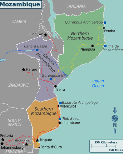 carte maputo mozambique