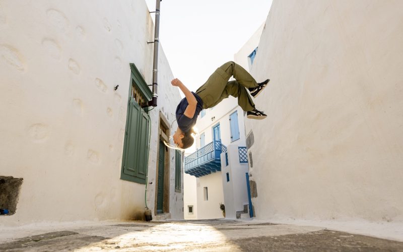  Lilou Ruel : "Il faut donner confiance aux filles, leur dire qu'elles peuvent devenir hyper forte en parkour." 