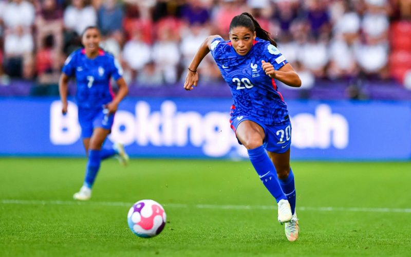 Delphine Cascarino, l’agréable surprise de l’attaque française