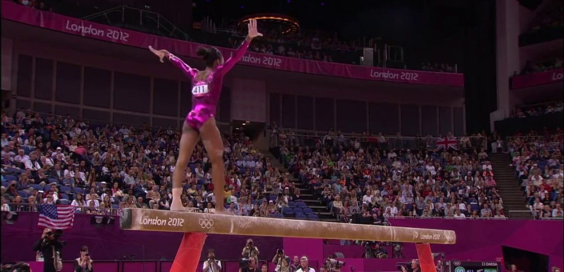 2 août 2012, Jeux de Londres Gabrielle Douglas, double championne olympique devient une icône