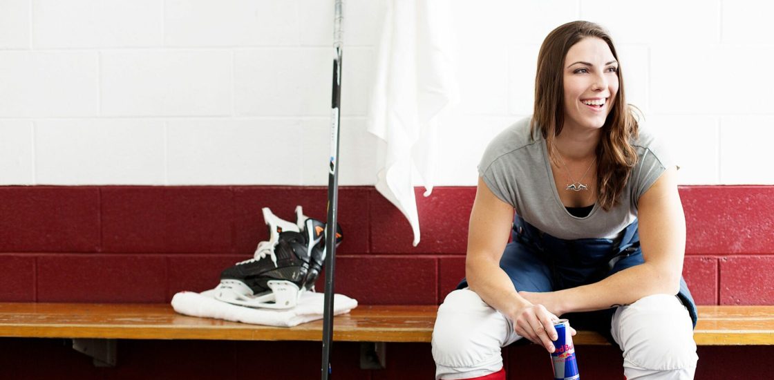 Hilary Knight poses for a portrait at Allied Memorial Rink in Everett, MA, USA on 16 November, 2015. // Brian Nevins / Red Bull Content Pool // SI201511190238 // Usage for editorial use only //