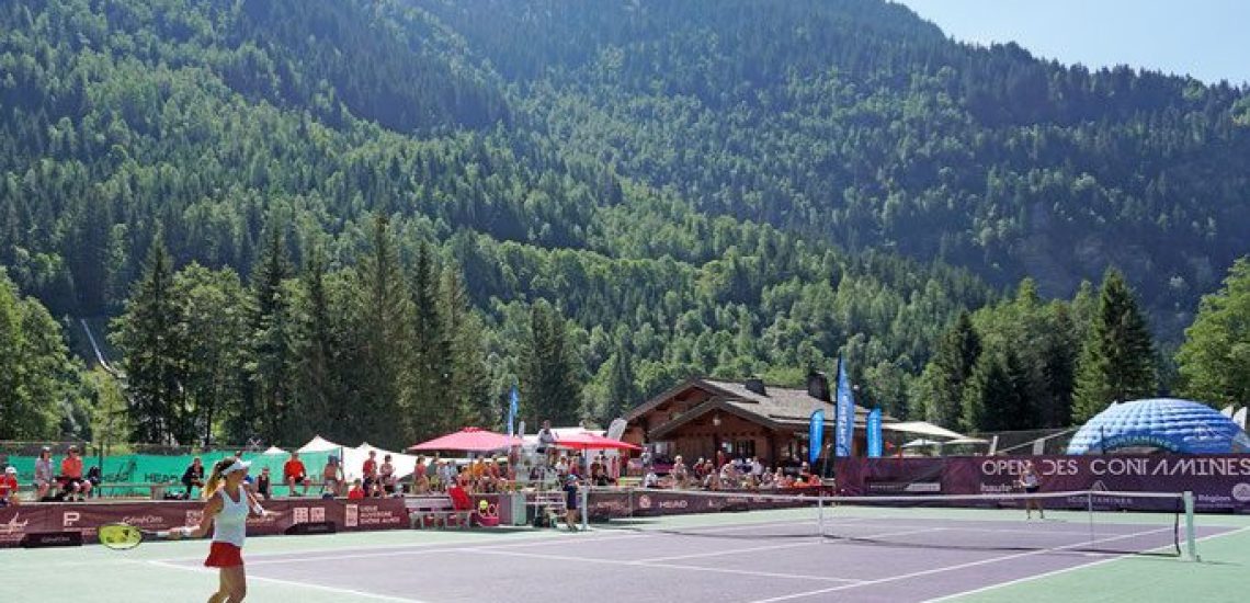 Un sommet de tennis au cœur des Alpes