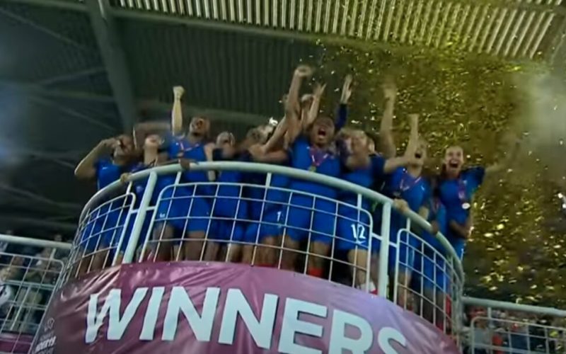 31 juillet 2016, l’Equipe de France féminine de football des moins de 19 ans remporte le championnat d’Europe