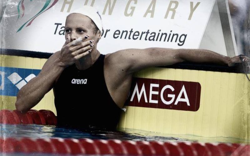 6 août 2006 Laure Manaudou bat le record du monde du 400m nage libre